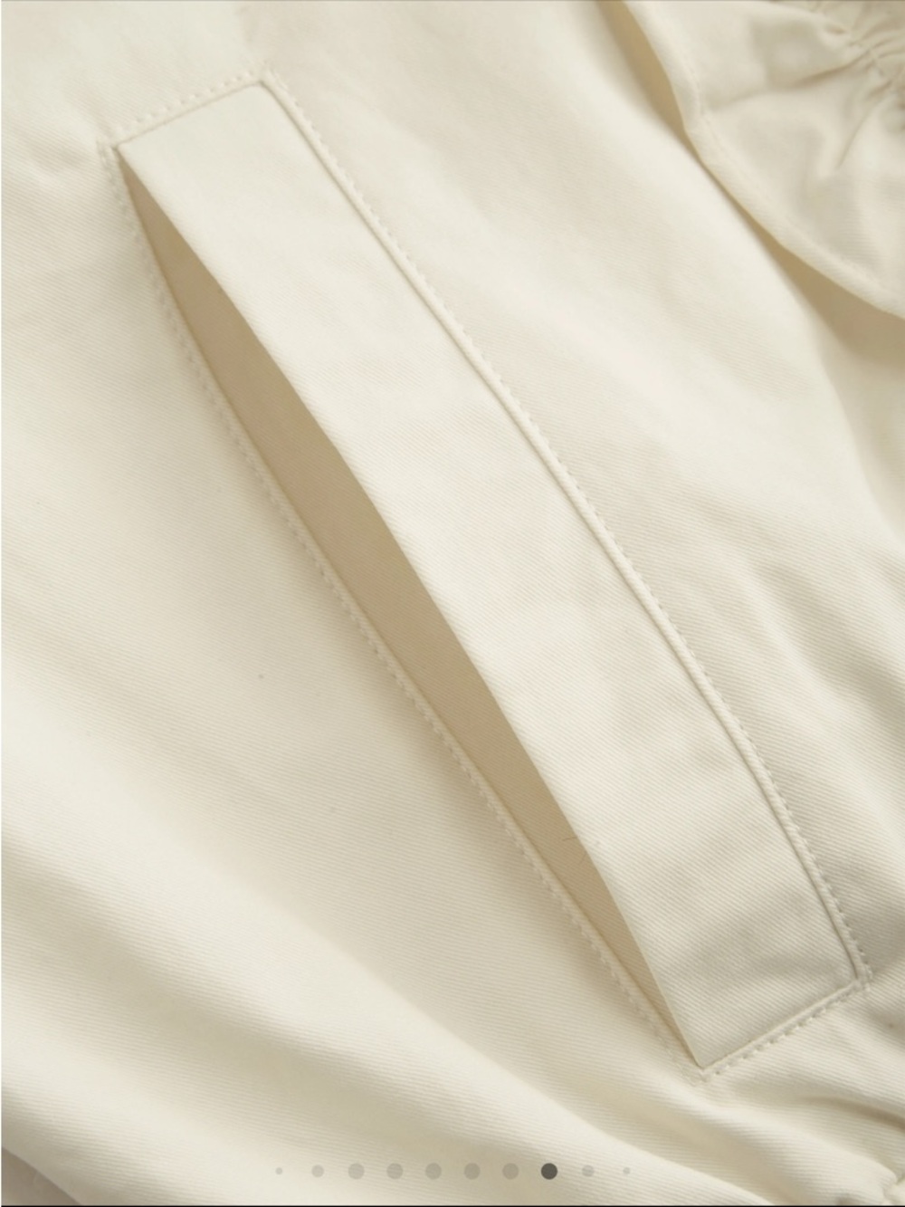 Cider Cream Ruffle-Front Bomber Jacket - Picture 7 of 16